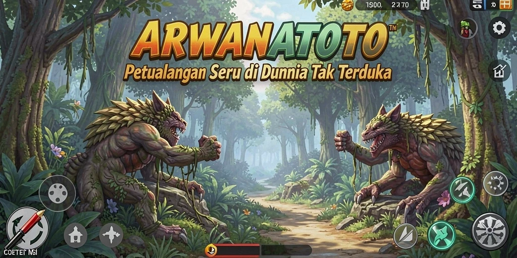 Tampilan gameplay ARWANATOTO yang menegangkan dan penuh petualangan.