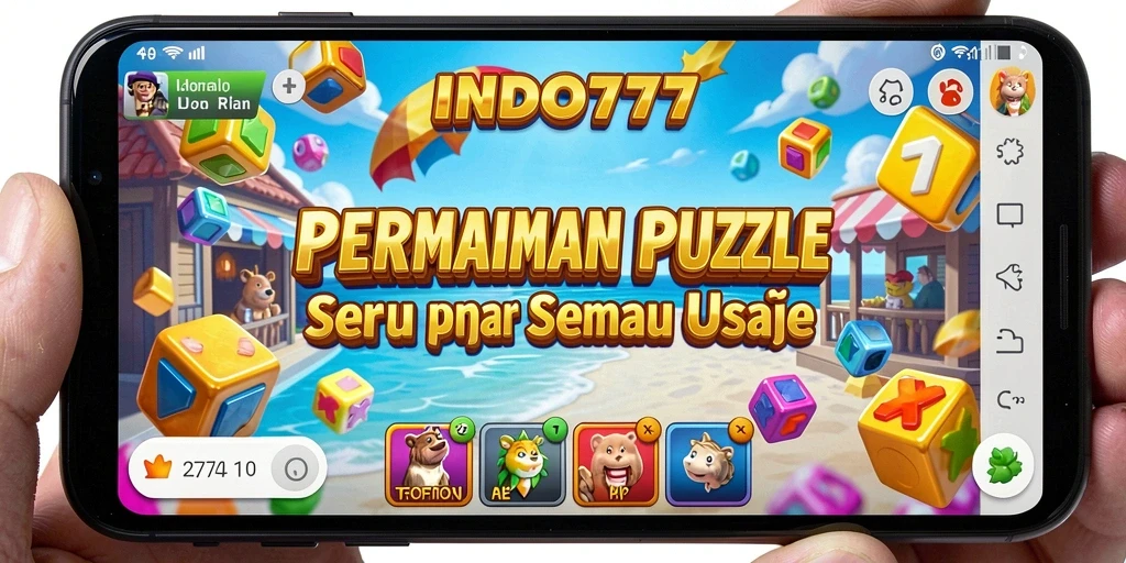 Tampilan gameplay <strong>INDO777</strong> yang menantang dan penuh warna.