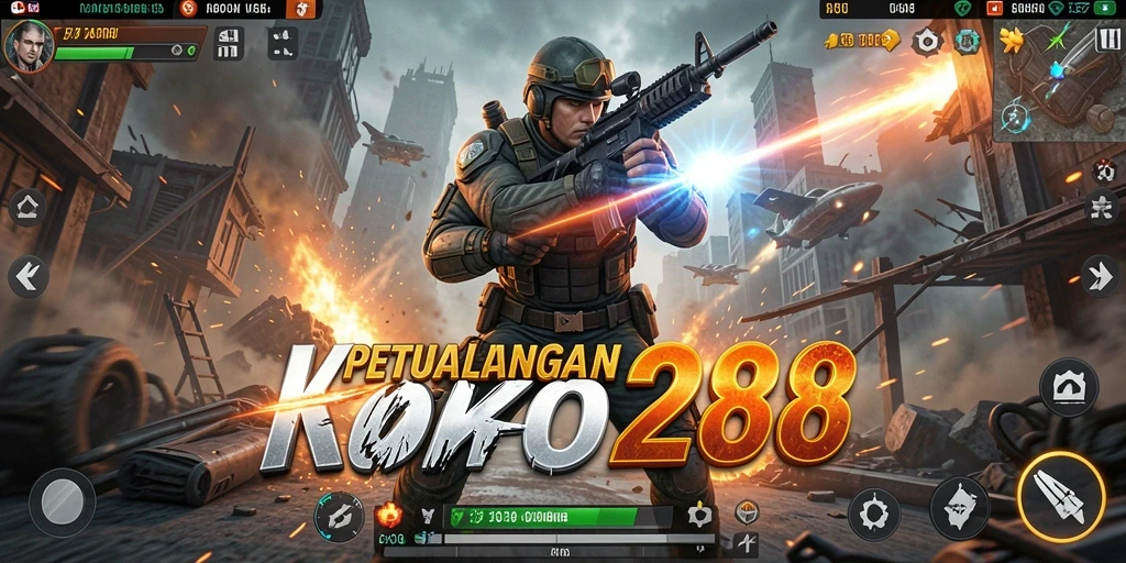 Tampilan gameplay KOKO288 yang penuh aksi dan ketegangan.
