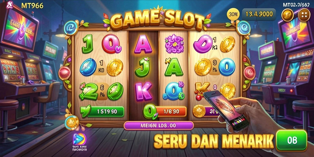 Screenshot gameplay MT966 yang menunjukkan keseruan bermain Slot.