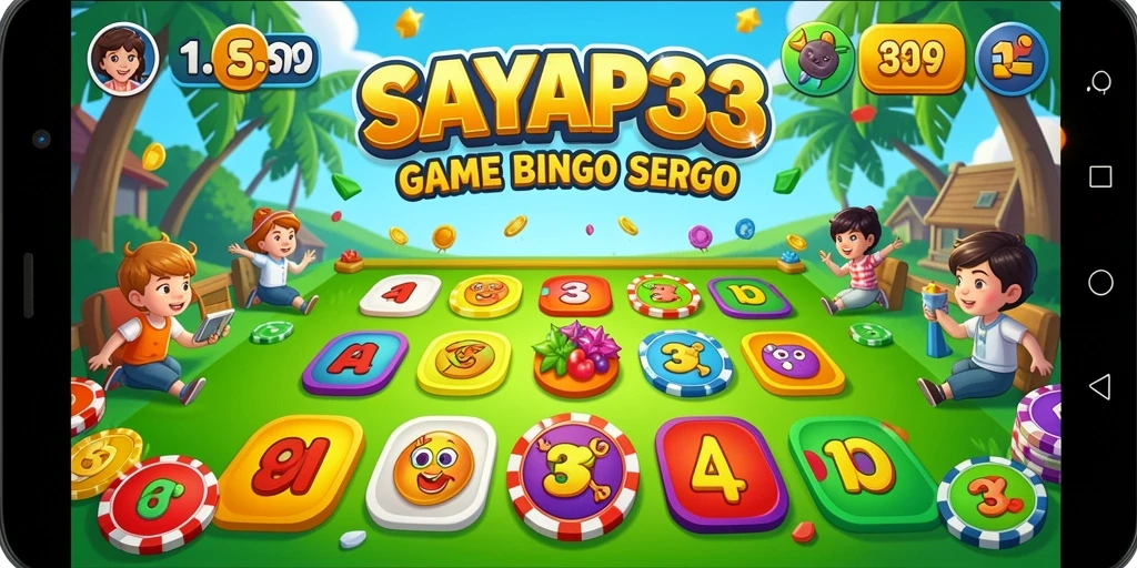 Tampilan gameplay seru dari SAYAP33 yang menampilkan aksi Bingo.