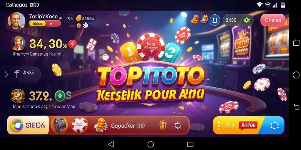 Screenshot utama TOP1TOTO menampilkan permainan Kasino yang mendebarkan.