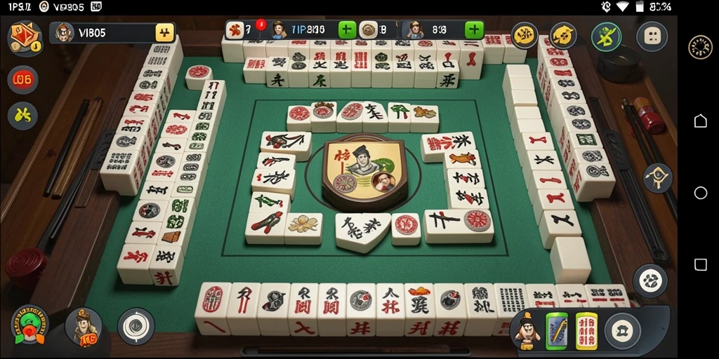 Gameplay seru dari VIP805 dengan grafis Mahjong yang menarik.